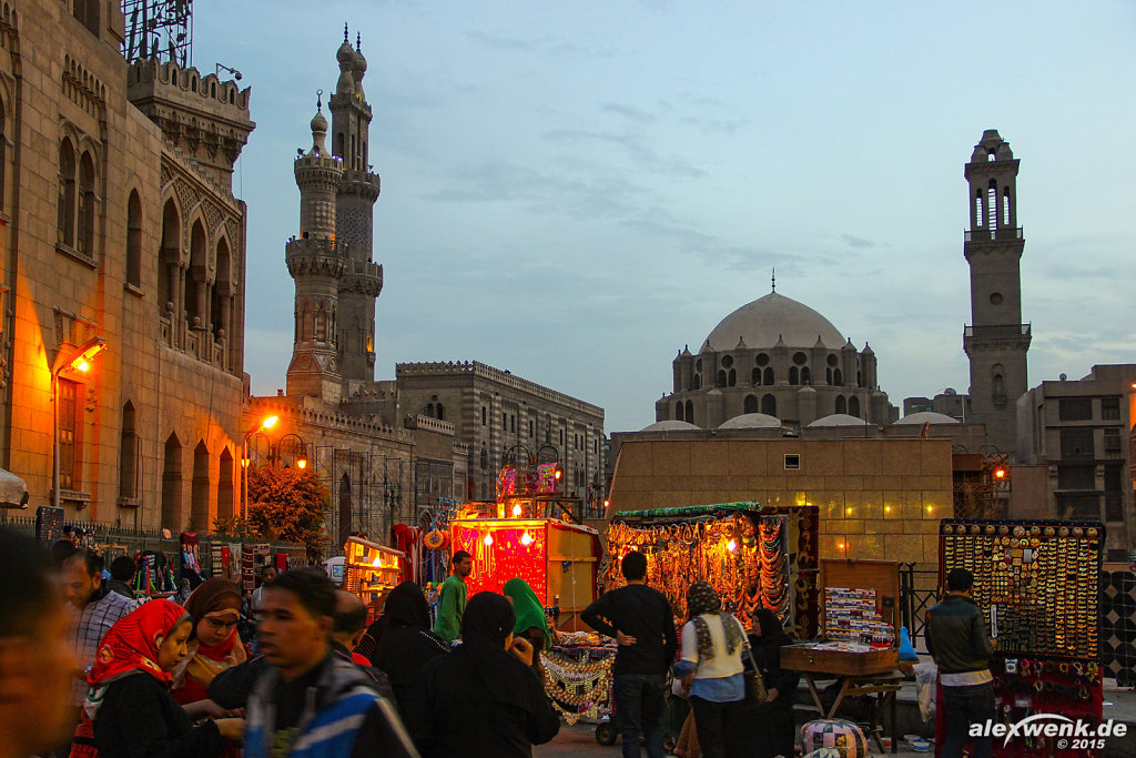 Bazar vor der al-Azhar Moschee